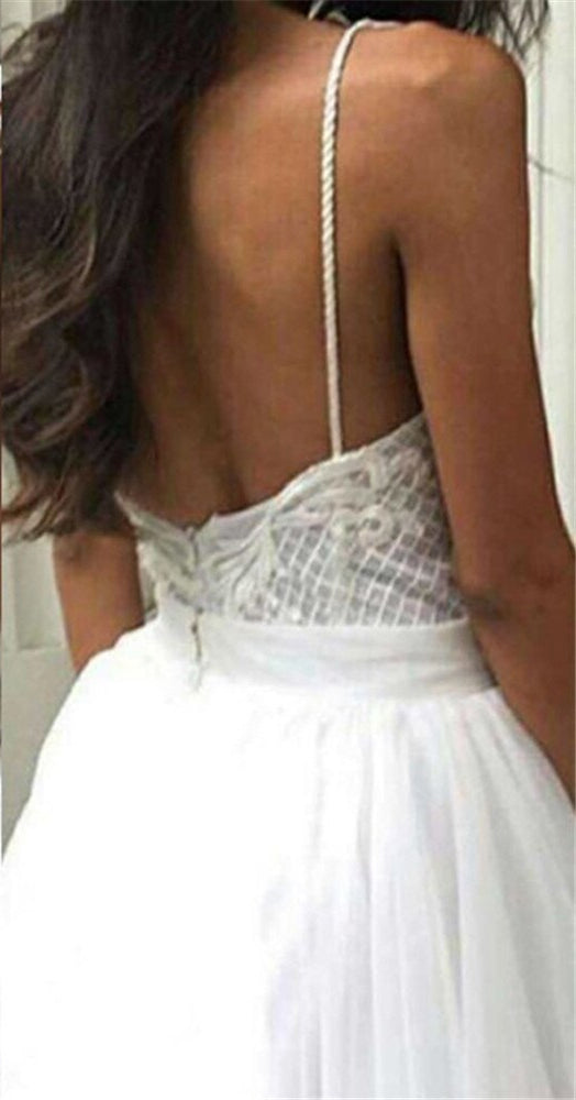 Sexy Lace Corset Style A-Line Wedding Dress