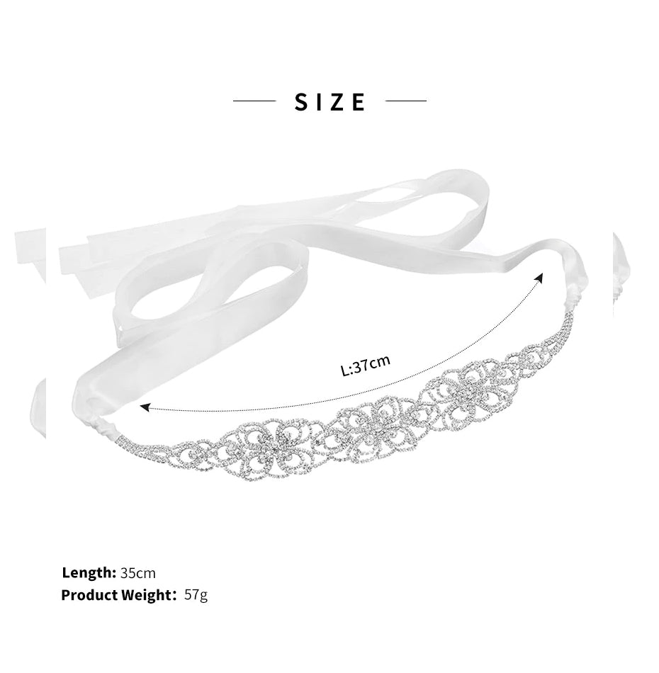 Style 51 Daisy May Crystal Bridal Belt