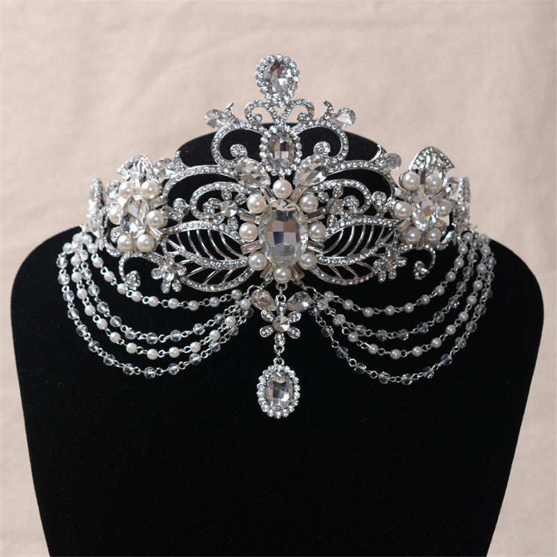 Style LT 23  Regal Tiara with a Touch of Boho