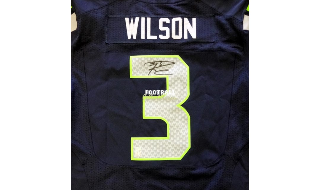 Russell Wilson Autographed Seattle Seahawks Nike Jersey