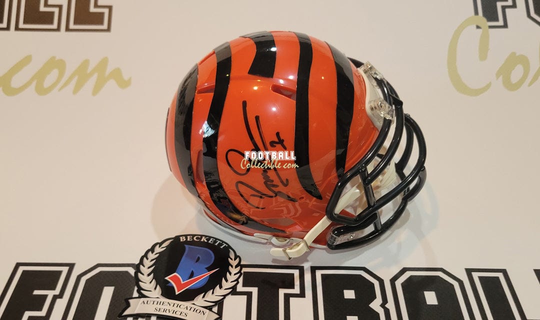 Boomer Esiason Autographed Cincinnati Bengals Mini Helmet