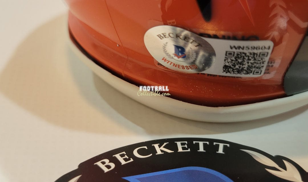 Boomer Esiason Autographed Cincinnati Bengals Mini Helmet