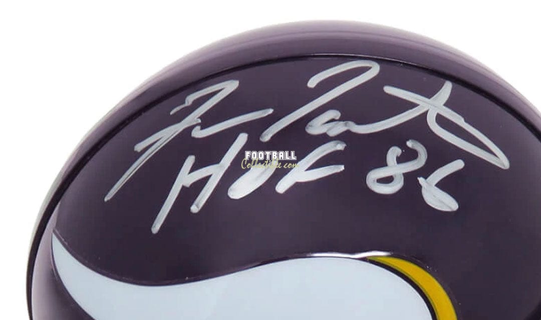 Fran Tarkenton Autographed Minnesota Vikings Mini Helmet