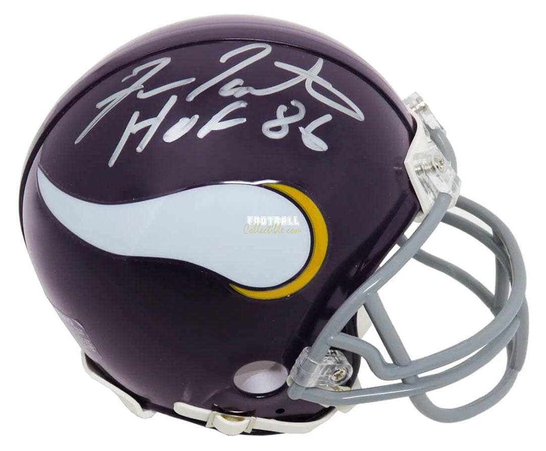 Fran Tarkenton Autographed Minnesota Vikings Mini Helmet