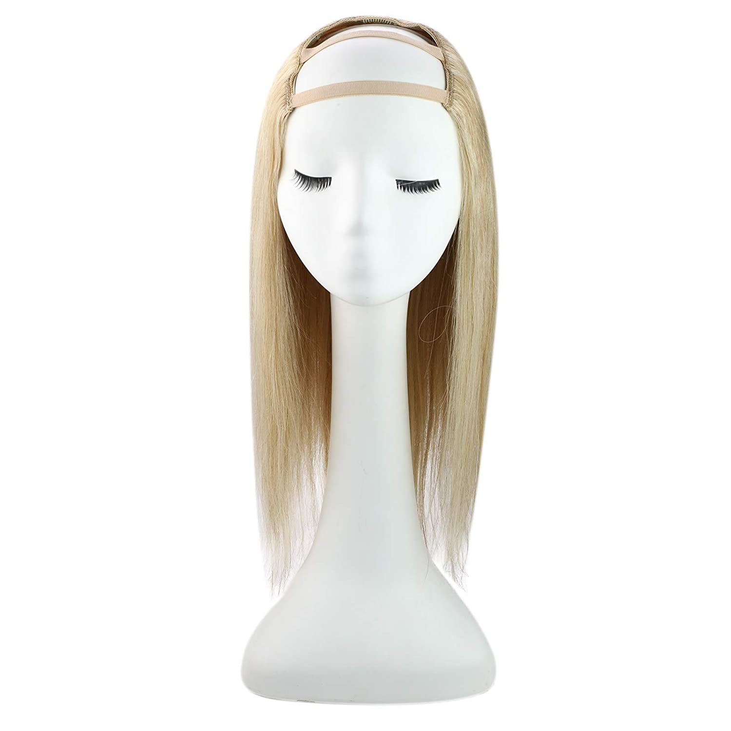 Brittney #18/613 Highlightes 16 Inches Human Hair U - Part Half Wig