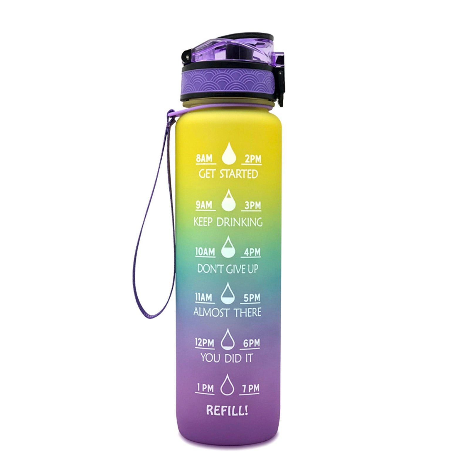 1L Tritan Material Water Bottle With Bounce Cover