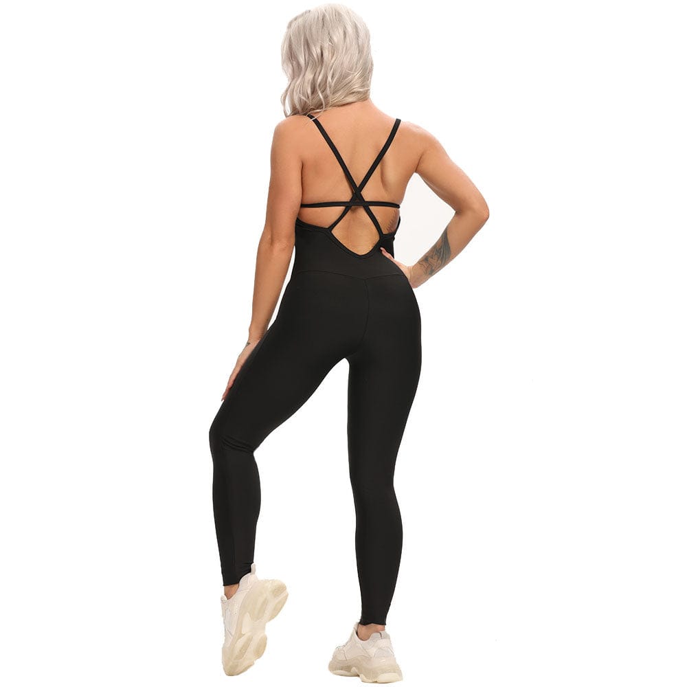 Fitness Yoga Set Women Sexy Jumpsuit