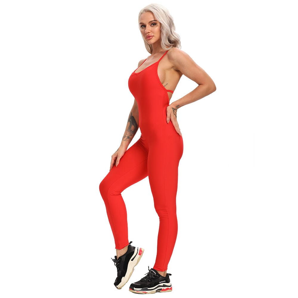 Fitness Yoga Set Women Sexy Jumpsuit