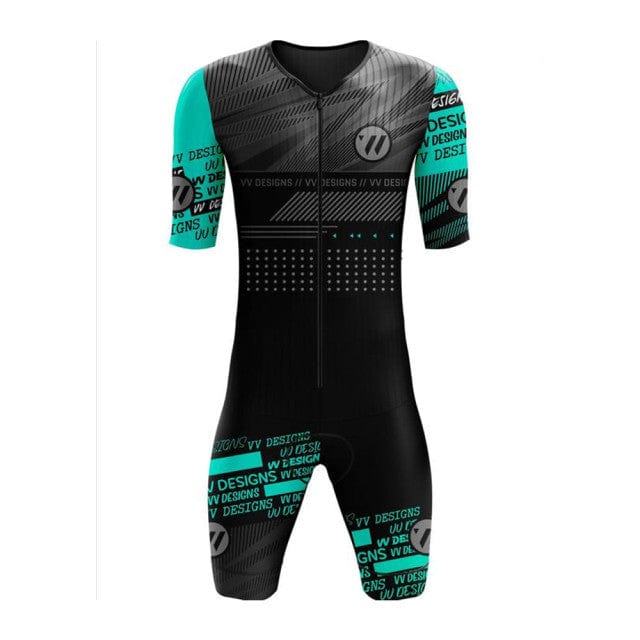 Men Sports Triathlon Power Blue