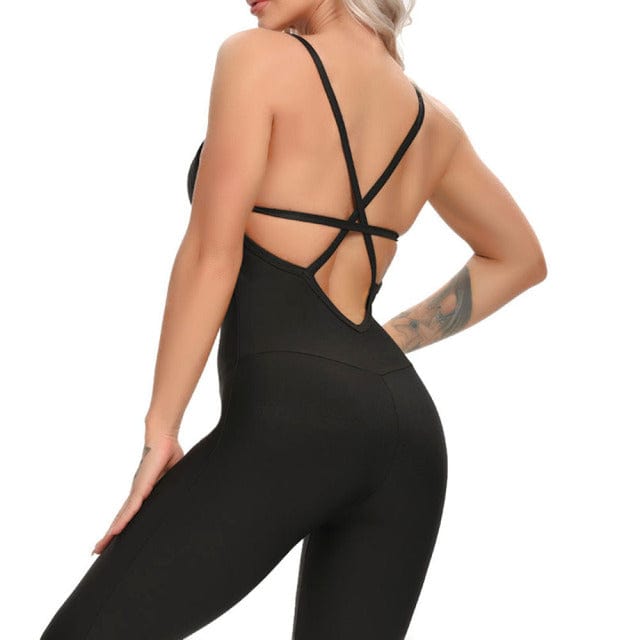 Fitness Yoga Set Women Sexy Jumpsuit