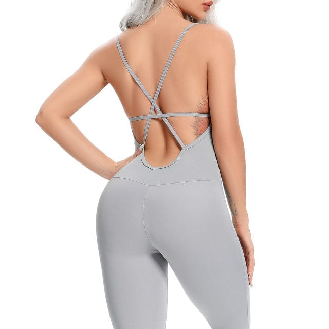 Fitness Yoga Set Women Sexy Jumpsuit