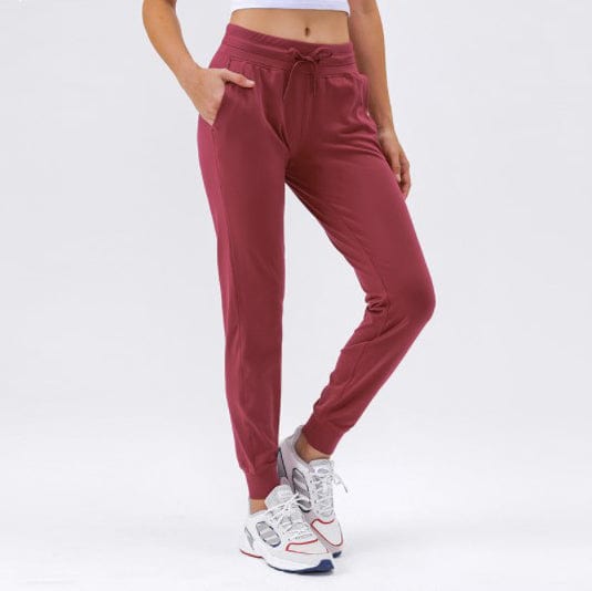 Womens Workout Jogger Running Sweatpants with Pocket Drawstring