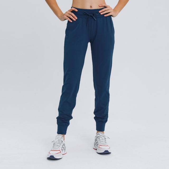 Womens Workout Jogger Running Sweatpants with Pocket Drawstring