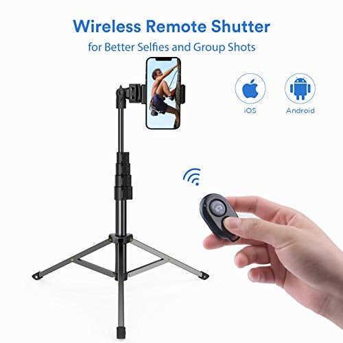 Tripod Selfie Stick, Remote Wireless Shutter Monopod 67