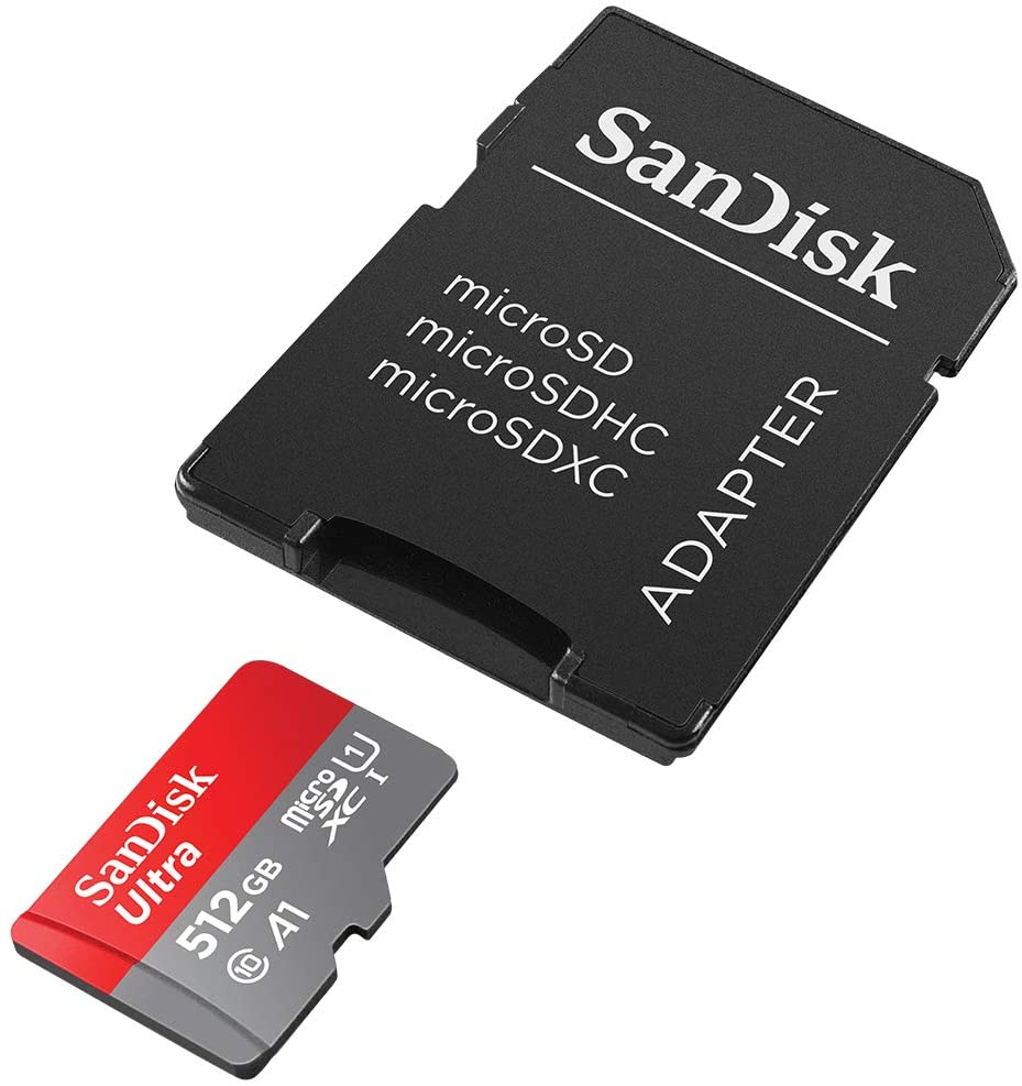 512GB Memory Card, MicroSD High Speed Sandisk Ultra - ACV15