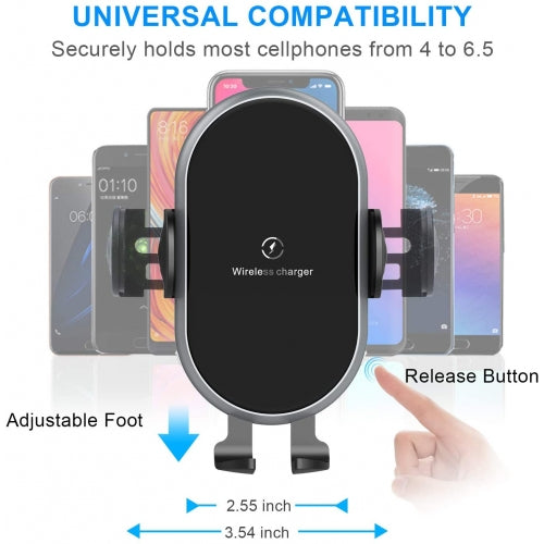 Car Wireless Charger Mount, Fast Charge Holder Dashboard Air Vent - ACE57