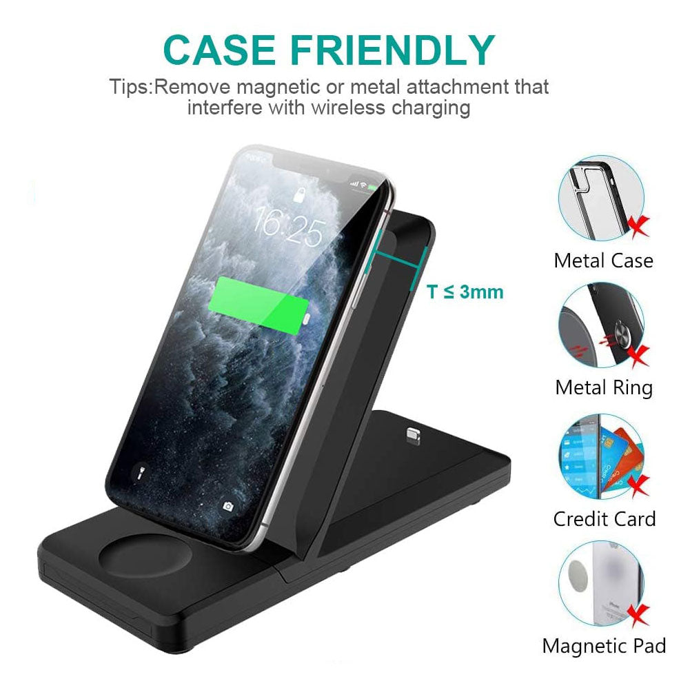 Wireless Charger, Stand Folding 15W Fast - ACZ82