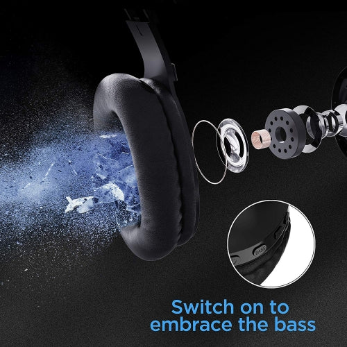 Wireless Headphones, w Mic Headset Foldable - ACL82