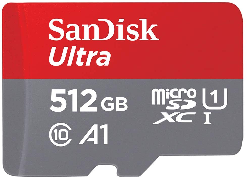 512GB Memory Card, MicroSD High Speed Sandisk Ultra - ACV15