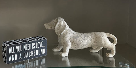 Image of Table Decor Dachshund Statuette