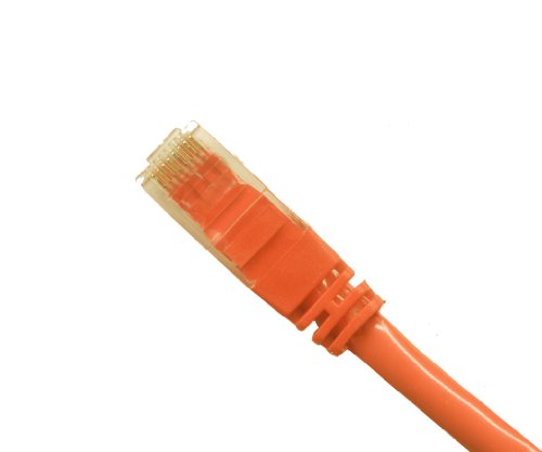 RiteAV - 60FT ( 18.3M ) RJ45/M to RJ45/M Cat6 Ethernet Crossover Cable - Orange