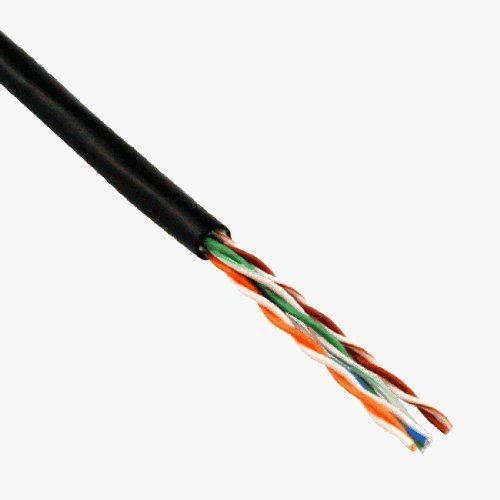 30FT (10M) BULKRAW Cat5e Direct Burial Outdoor Outside Waterproof RJ45 Network RJ45 Solid Core Cable CMXT Pure Copper