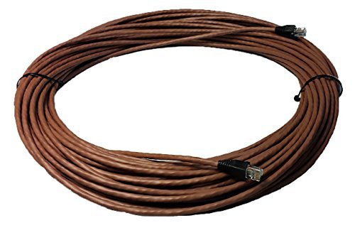 RiteAV - Cat6 Brown Ethernet Network RJ45 Patch Cord (Pure Copper) (Connectors and Boots Installed)