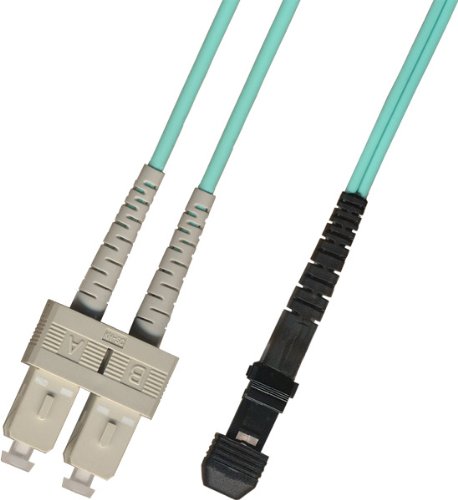 1M - 10 Gigabit (10Gb) OM3 Duplex Fiber Optic Cable (50/125) - SC to MTRJ