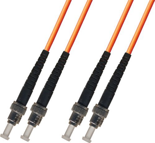 7M Multimode Duplex Fiber Optic Cable (62.5/125) - ST to ST