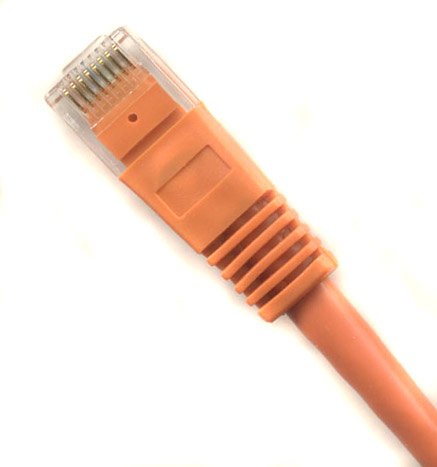 Ultra Spec Cables Pack of 10 - Orange 1FT Cat6 Ethernet Network Cable LAN Internet Patch Cord RJ45 Gigabit