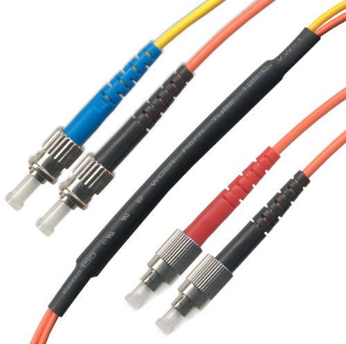 1M ST/FC Mode Conditioning (ST Side) Fiber Optic Cable (9/125-50/125)