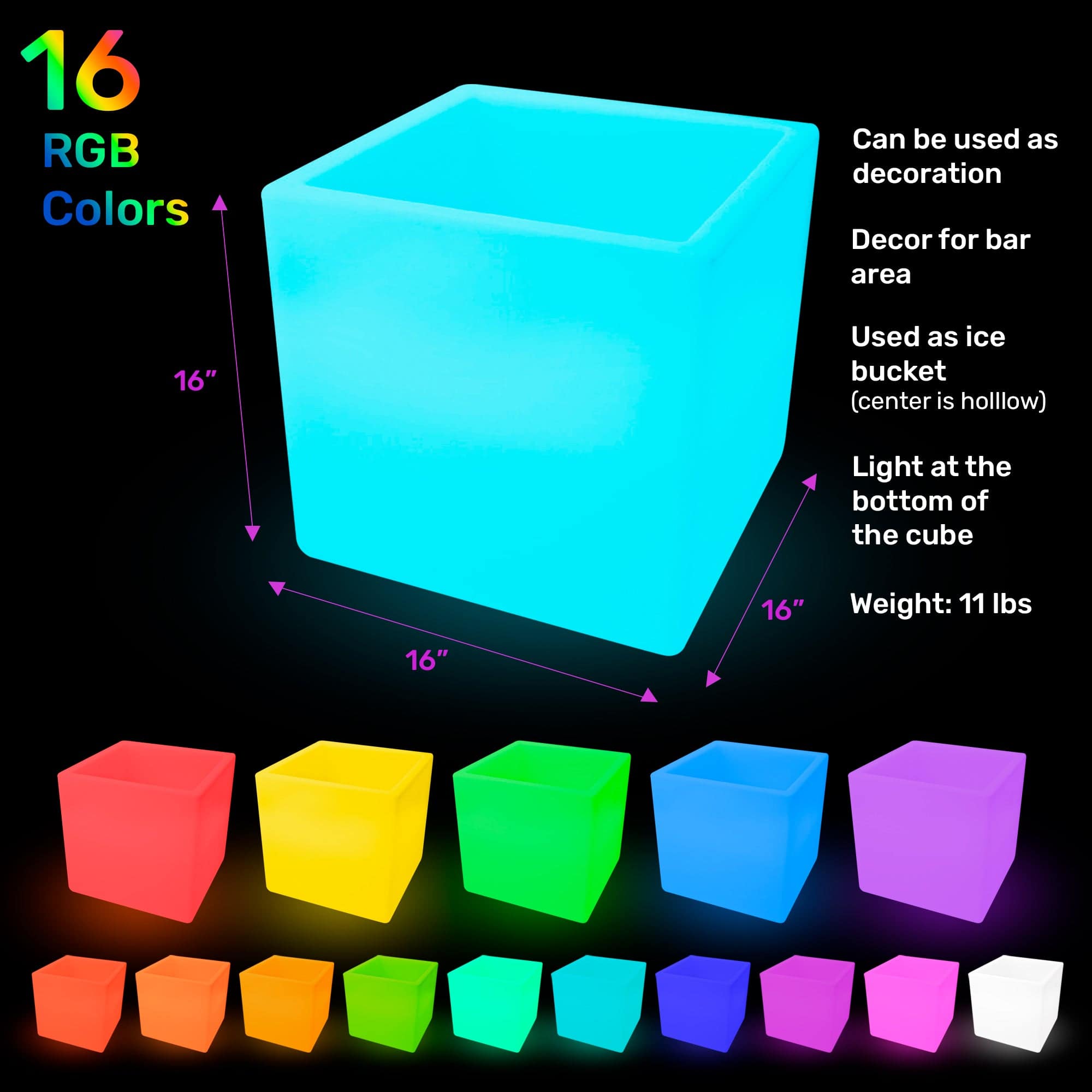 LED Bar Cube 16