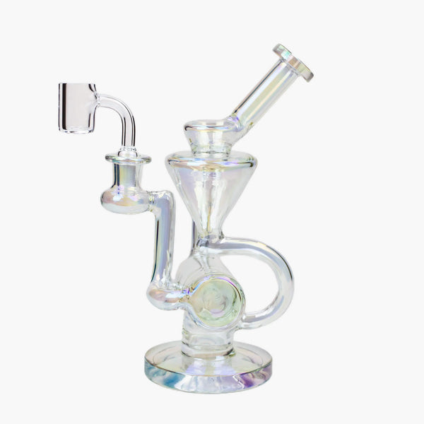 2-in-1 Electroplated Glass Recycler Rig