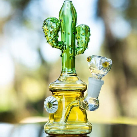 7” Cactus Potted Plant Bong