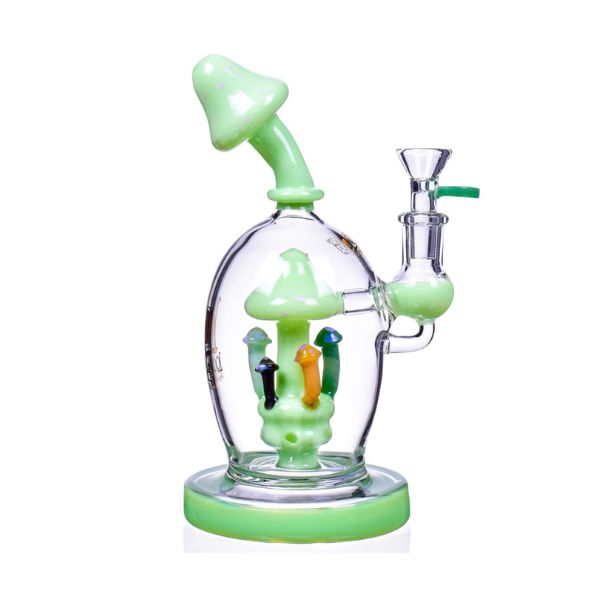 Water Pipe with Mushroom Mouthpiece and Perc