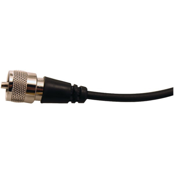 Heavy-Duty CB Antenna Coaxial Cable Assembly with Preinstalled UHF PL-259, 18 Feet