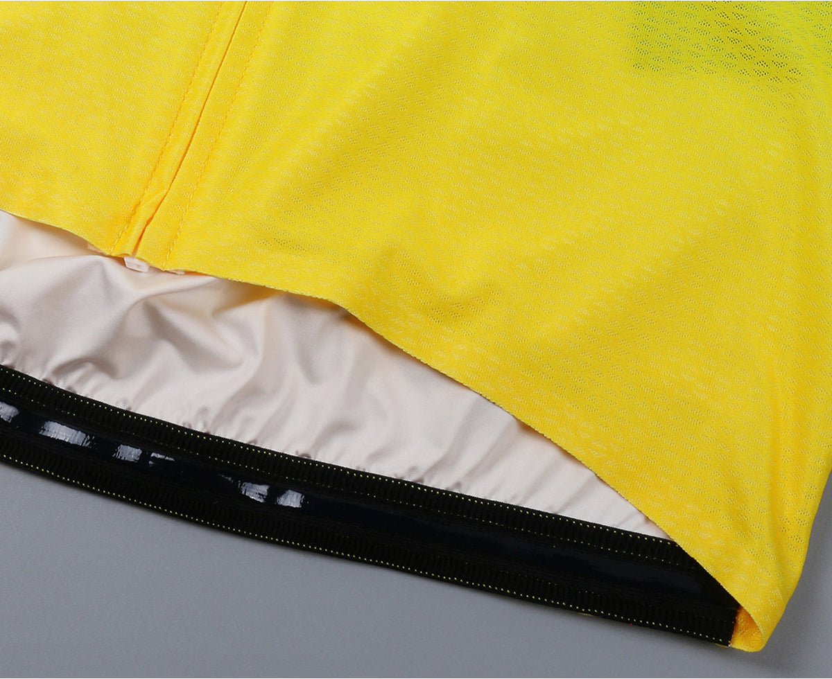 Seamless heat bonded hem
