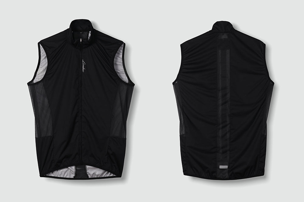 cycling wind vest, cycling vest, cycling gilet, packable vest