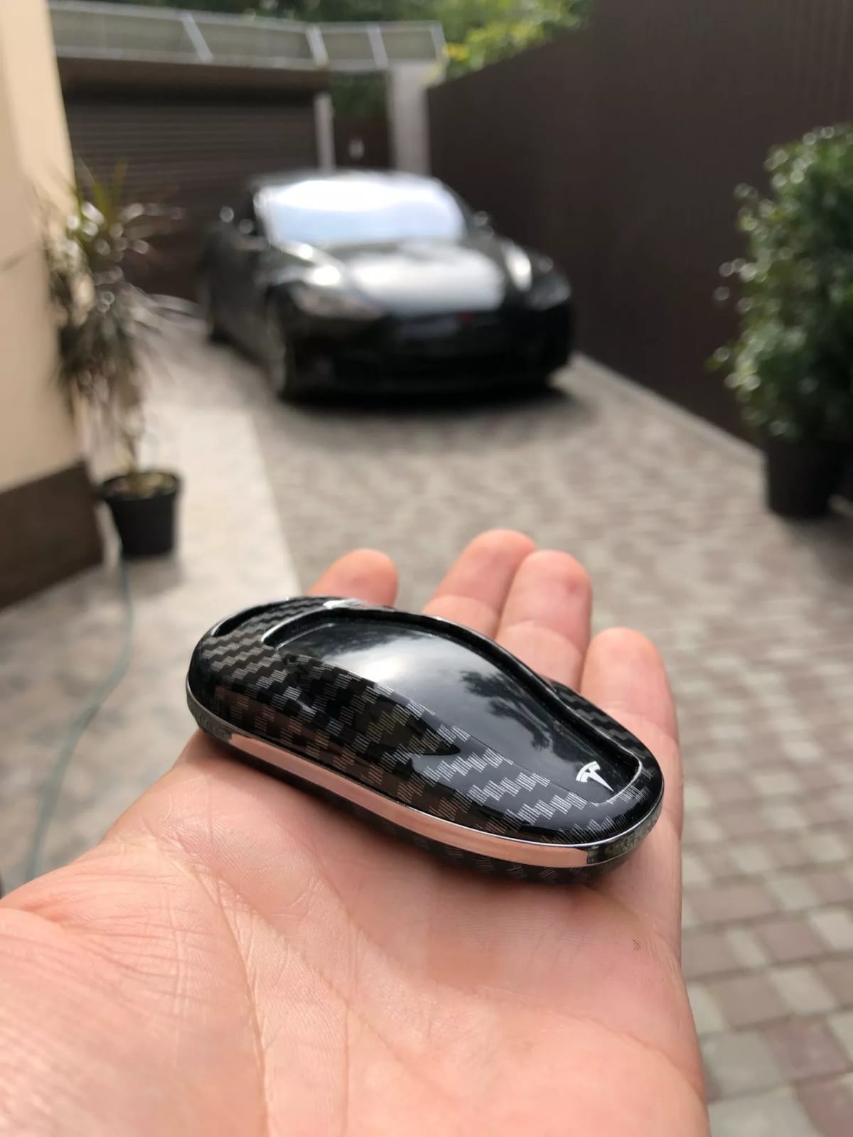 Tesla Carbon Fiber Key Cover