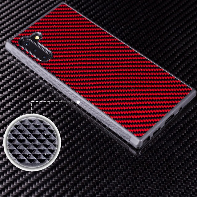 Red Carbon Fiber Case (Note 10/10P)