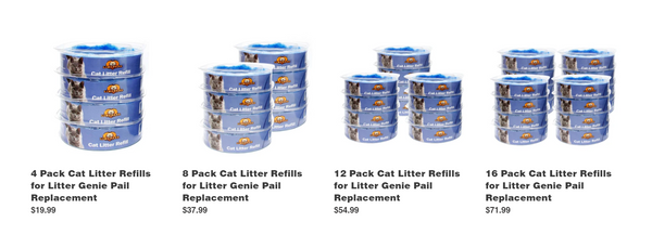 cat litter refills