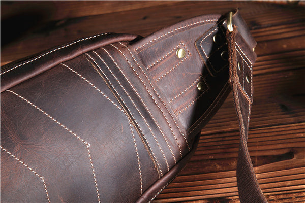 Taiwan Lee Kee Leather Goods Lee Kee original handmade genuine leather dumpling shell type zipper cowhide satchel No. 0888 first layer cowhide bag leather original handmade genuine leather leather goods