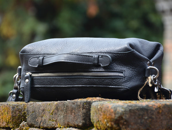 台灣李記皮具 李記 原創真皮手工 鞣製職人技 簡約軟皮單肩包 1501號 頭層牛皮包包 皮革 原創手工真皮 皮件