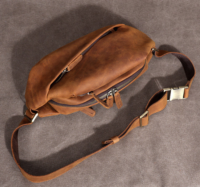 Taiwan Lee Kee Leather Goods Lee Kee original handmade leather mad cow leather トップ leather cross bag No. 285 first layer cowhide bag leather original handmade leather leather goods