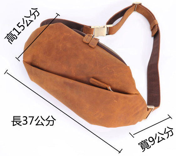 Taiwan Lee Kee Leather Goods Lee Kee original handmade leather mad cow leather トップ leather cross bag No. 285 first layer cowhide bag leather original handmade leather leather goods
