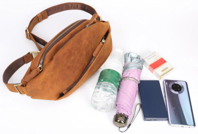 Taiwan Lee Kee Leather Goods Lee Kee original handmade leather mad cow leather トップ leather cross bag No. 285 first layer cowhide bag leather original handmade leather leather goods