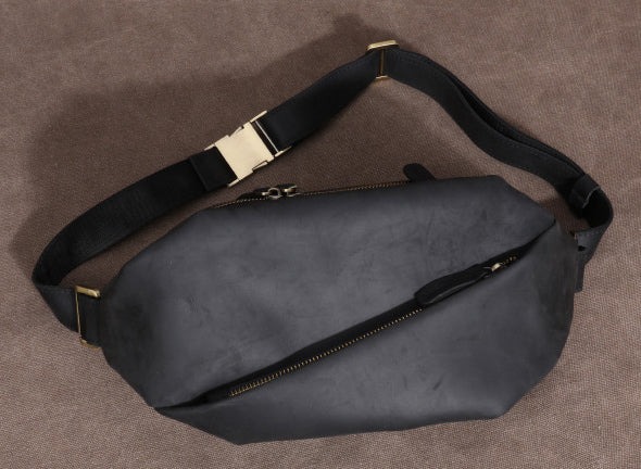 Taiwan Lee Kee Leather Goods Lee Kee original handmade leather mad cow leather トップ leather cross bag No. 285 first layer cowhide bag leather original handmade leather leather goods