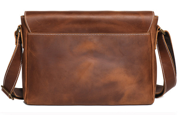 台灣李記皮具 李記 原創真皮手工 牛革郵差包 30166號 頭層牛皮包包 皮革 原創手工真皮 皮件