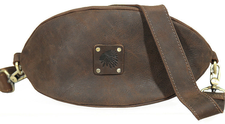 Taiwan Lee Kee Leather Goods Lee Kee original handmade genuine leather rugby style retro shoulder bag No. 513 first layer cowhide bag leather original handmade genuine leather leather goods