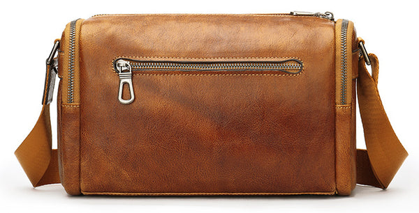 台灣李記皮具 李記 原創真皮手工 頭層牛皮 機能 枕頭式包 6071號 頭層牛皮包包 皮革 原創手工真皮 皮件